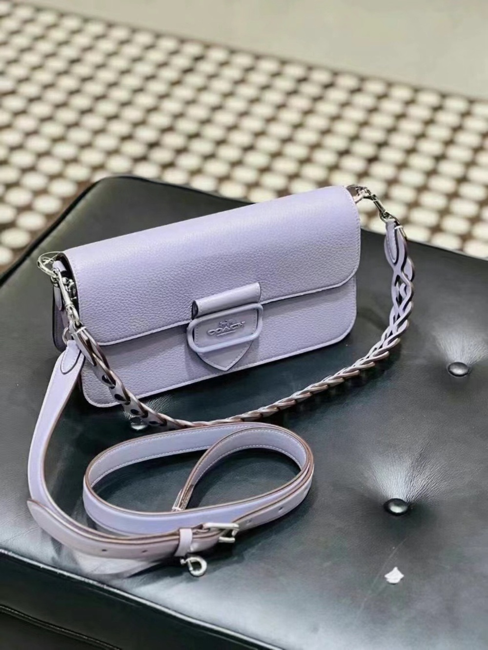 NWT Coach Morgan Shoulder Bag in Mist CJ619 - Picture 6 of 12